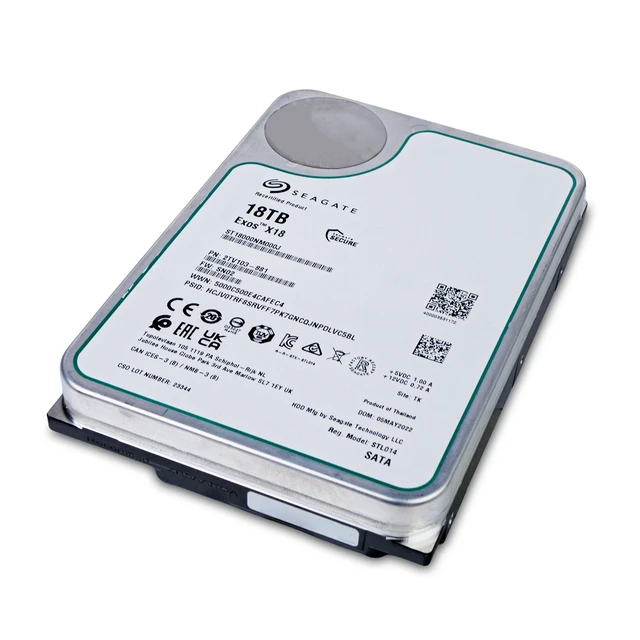 Alt view image 7 of 7 - Seagate Exos X18 18TB ST18000NM000J 7.2K RPM SATA 6Gb/s 512e 3.5" Enterprise HDD