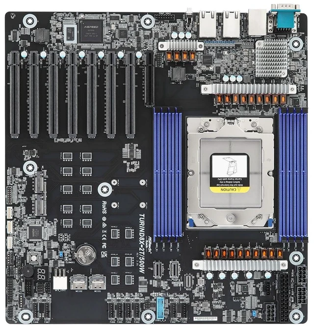 Main image of AsRock Rack Single SP5 EEB Motherboard, 500W TDP, AMD EPYC 9005/9004, DDR5