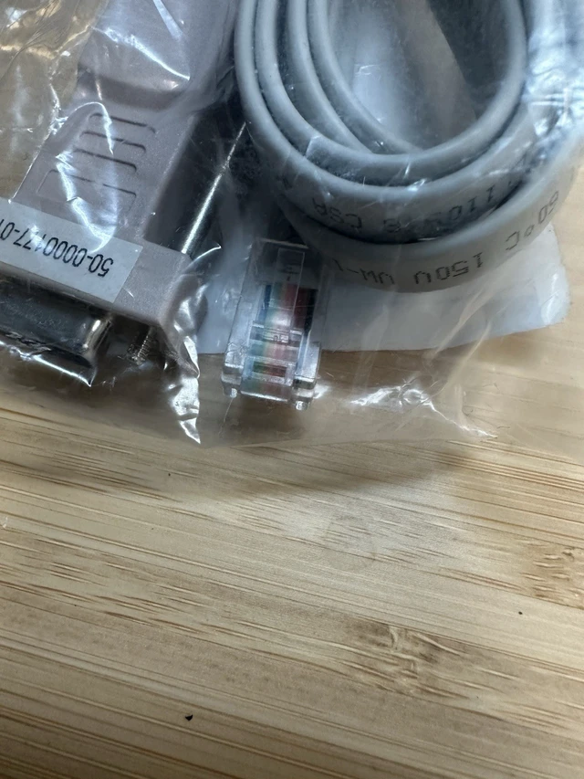 Alt view image 4 of 5 - HP RJ-45 to DB-9 Female Console Cable 60-0410102-02 413092-001 50-0000177-01