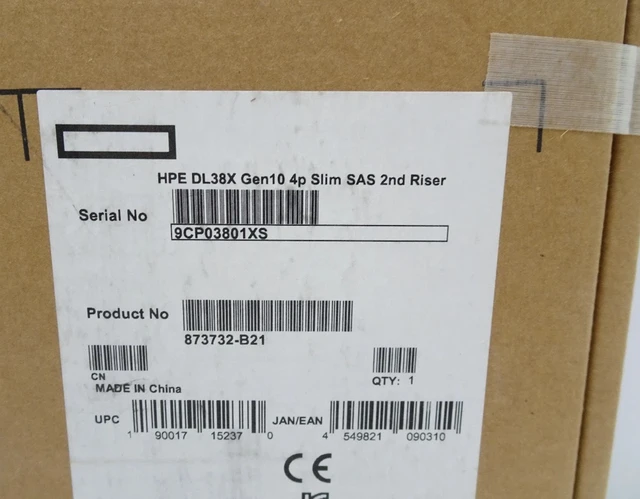 Alt view image 2 of 5 - (NOT FOR HOME PC!) HPE DL380 DL385 Gen10 4P SlimSAS Secondary Riser NVMe 4 Port with Cables G10