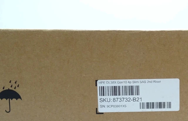 Alt view image 5 of 5 - (NOT FOR HOME PC!) HPE DL380 DL385 Gen10 4P SlimSAS Secondary Riser NVMe 4 Port with Cables G10