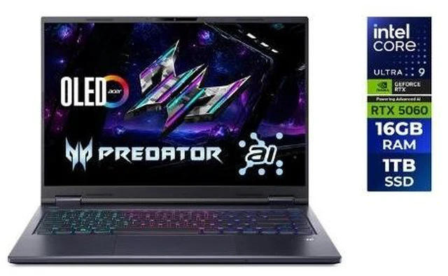 Main image of Acer Predator Helios Neo 14.5" WQXGA+ Intel Ultra 9 285H 16GB 1TB SSD W11H Black