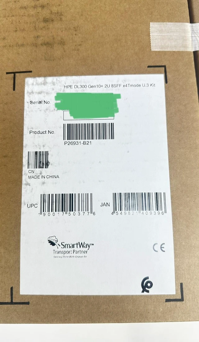 Main image of HPE DL385 DL380 Gen10 Plus&V2/Gen11 8SFF NVMe x4 U.3 SSD BC Kit Cage+Power Cbl