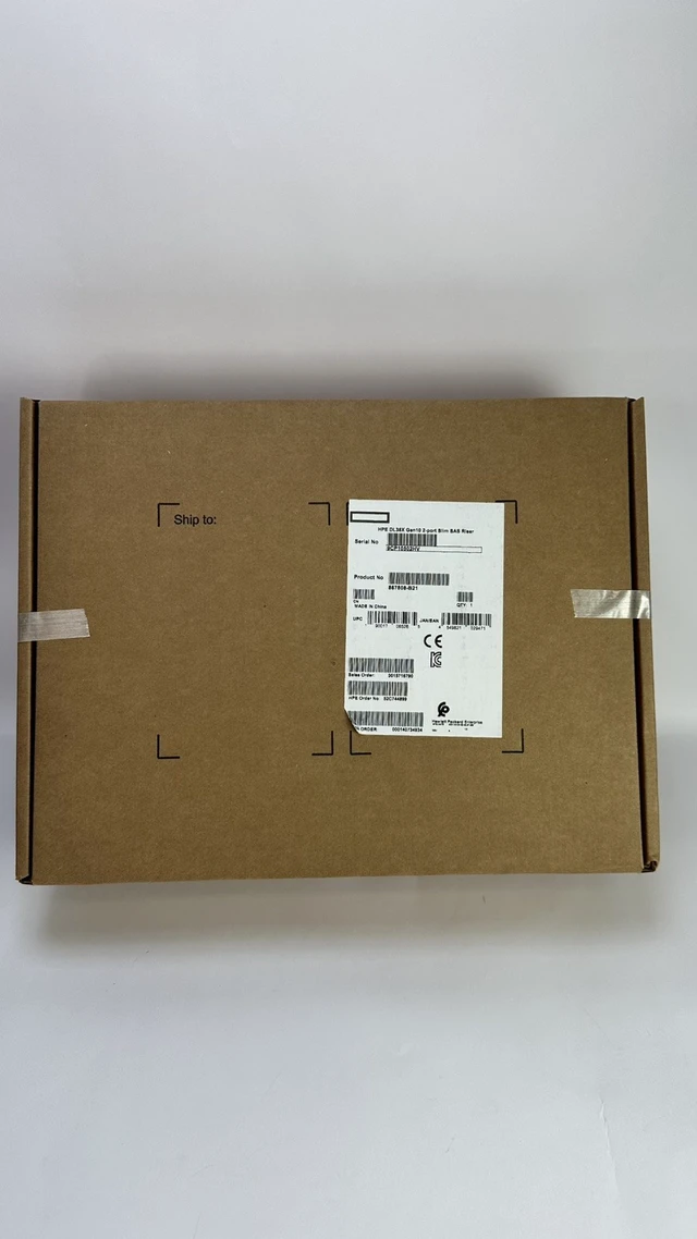 Alt view image 2 of 5 - (NOT FOR HOME PC!) HPE DL385 DL380 DL38X Gen10 2-Port 4 NVME SlimSAS Tertiary Riser Kit 867808-B21