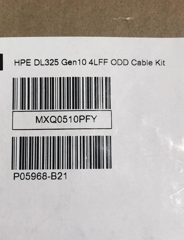 Main image of HPE DL325 Gen10 ODD Optical Disk Drive SATA+Power Cable Kit