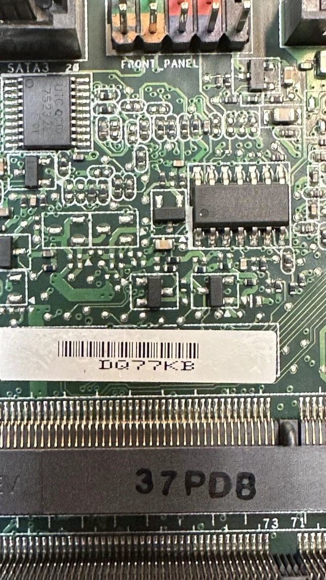 Alt view image 2 of 7 - Intel Desktop MotherBoard Mini-ITX LGA1155 DQ77KB DDR3 Board G81483-501