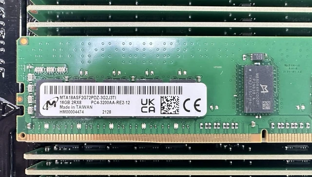 Alt view image 3 of 7 - (NOT FOR HOME PC!) HPE 1x 16GB 2Rx8 DDR4 PC4-25600-3200AA Server Memory RAM ECC Registered HP RDIMM