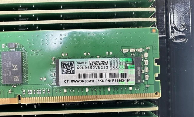 Alt view image 5 of 7 - (NOT FOR HOME PC!) HPE 1x 16GB 2Rx8 DDR4 PC4-25600-3200AA Server Memory RAM ECC Registered HP RDIMM