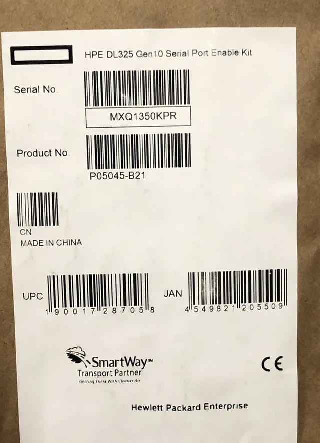 Main image of HPE ProLiant DL325 Gen10 Serial Port Enable Cable Kit P05045-B21