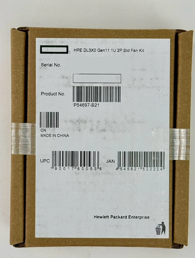Main image of HPE DL360 DL320 DL3X0 Gen11 1U 2P Standard Fan Kit Contains 2x fans P54697-B21