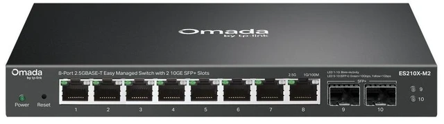 Main image of TP-Link ES210X-M2 | Omada 8-Port 2.5 Gbps Easy Managed Switch | 2* 10GE SFP+