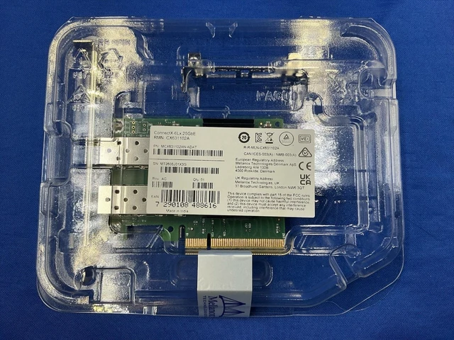 Alt view image 7 of 7 - MCX631102AN-ADAT NVIDIA Mellanox ConnectX-6 Lx 25GbE 2Port SFP28 PCIe4.0 Adapter