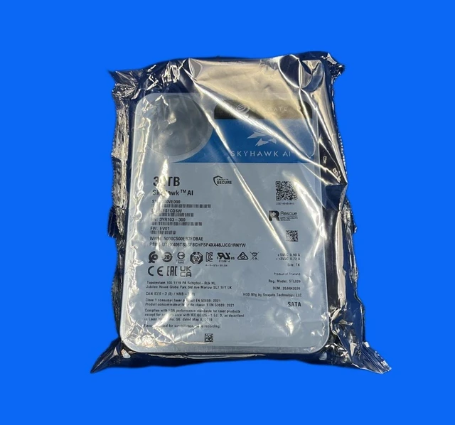 Main image of ST32000VE000 Seagate SkyHawk AI 32TB SATA 6G 7200RPM 3.5" Surveillance HDD