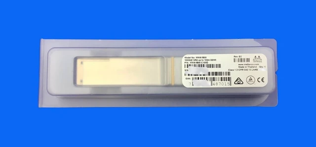 Main image of Mellanox MMA1B00-C100D 100G QSFP28 SR4 850nm MPO MMF Optical Transceiver