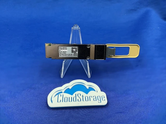 Alt view image 5 of 7 - Mellanox MMA1B00-C100D 100G QSFP28 SR4 850nm MPO MMF Optical Transceiver
