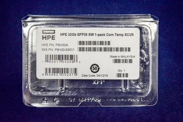 Alt view image 3 of 3 - P9H30A HPE 32GB SFP+ SW 1PACK Com Temp XCVR bulk