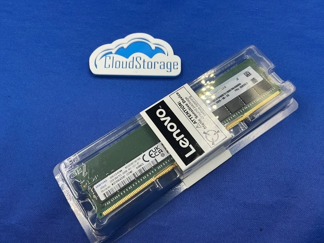 Alt view image 7 of 7 - 03NV612 LENOVO 32GB (1X32GB) 2Rx8 PC5-6400B RDIMM MEMORY M321R4GA3EB2-CCP