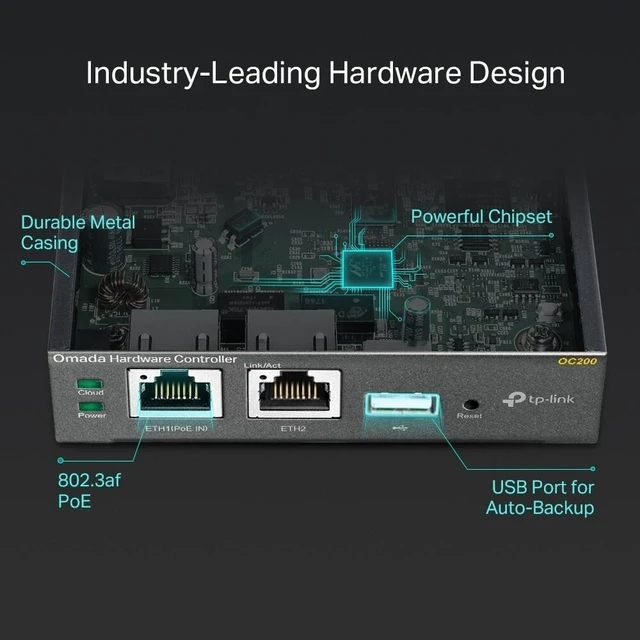 Alt view image 5 of 6 - TP-Link OC200 | Omada SDN Integrated Network Cloud Hardware Controller
