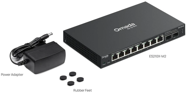 Alt view image 7 of 7 - TP-Link ES210X-M2 | Omada 8-Port 2.5 Gbps Easy Managed Switch | 2* 10GE SFP+