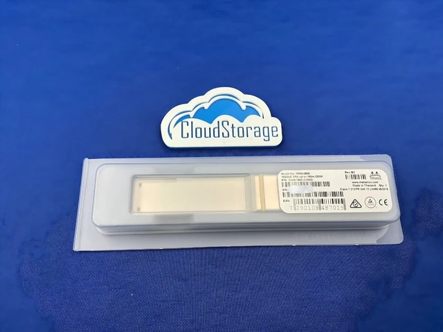 Alt view image 2 of 7 - Mellanox MMA1B00-C100D 100G QSFP28 SR4 850nm MPO MMF Optical Transceiver