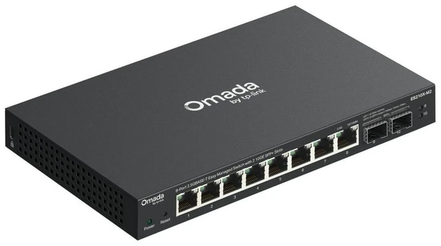 Alt view image 4 of 7 - TP-Link ES210X-M2 | Omada 8-Port 2.5 Gbps Easy Managed Switch | 2* 10GE SFP+