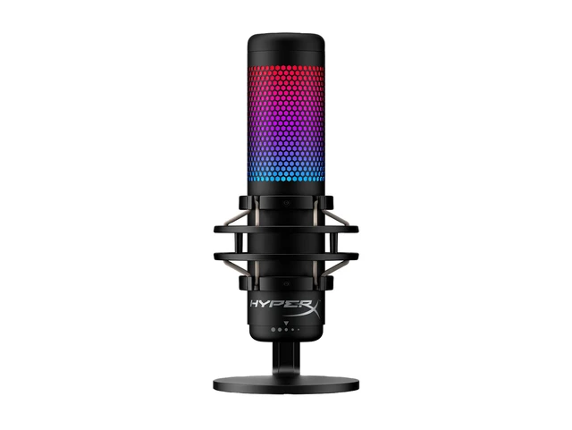Main image of HyperX QuadCast S - USB Microphone - RGB Lighting - Black-Grey