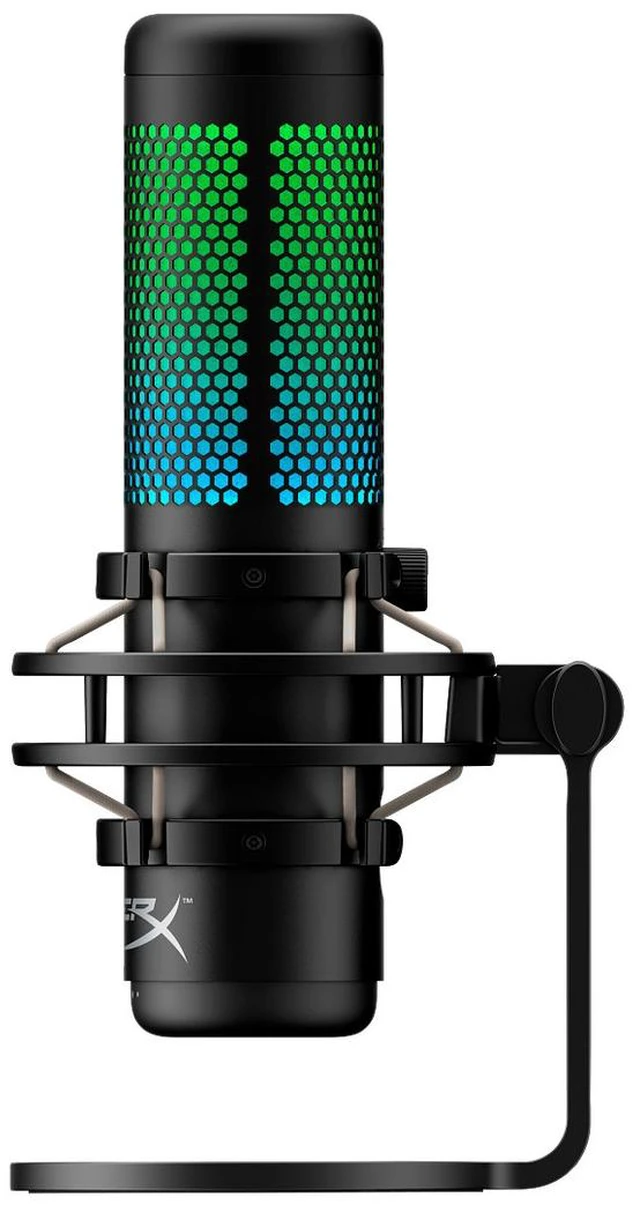 Alt view image 4 of 7 - HyperX QuadCast S - USB Microphone - RGB Lighting - Black-Grey