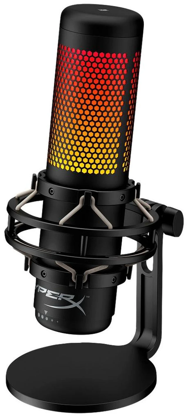 Alt view image 5 of 7 - HyperX QuadCast S - USB Microphone - RGB Lighting - Black-Grey