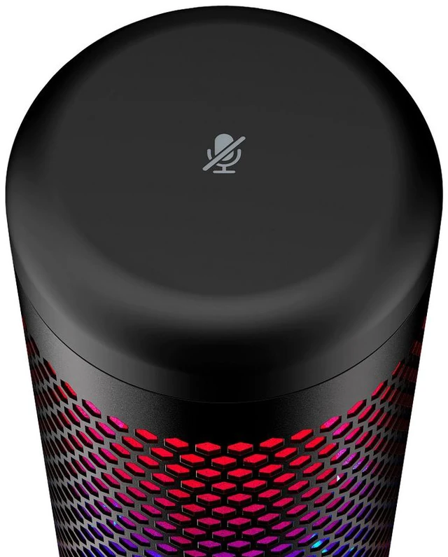Alt view image 7 of 7 - HyperX QuadCast S - USB Microphone - RGB Lighting - Black-Grey