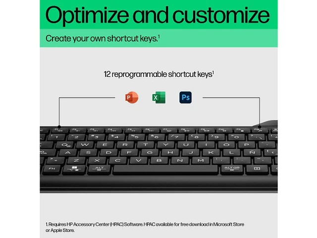 Alt view image 7 of 7 - HP 460 Multi-Device Bluetooth Keyboard