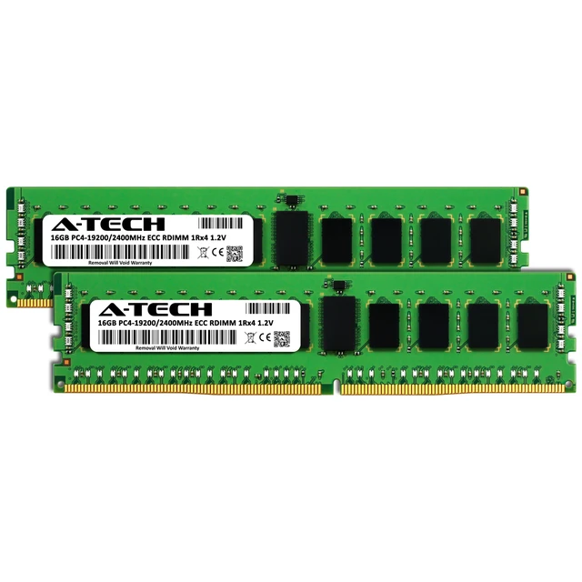 Alt view image 2 of 3 - 32GB 2x16GB 1Rx4 PC4-2400T-R HP ProLiant ML110 G10 ML150 G9 ML350 G10 Memory RAM