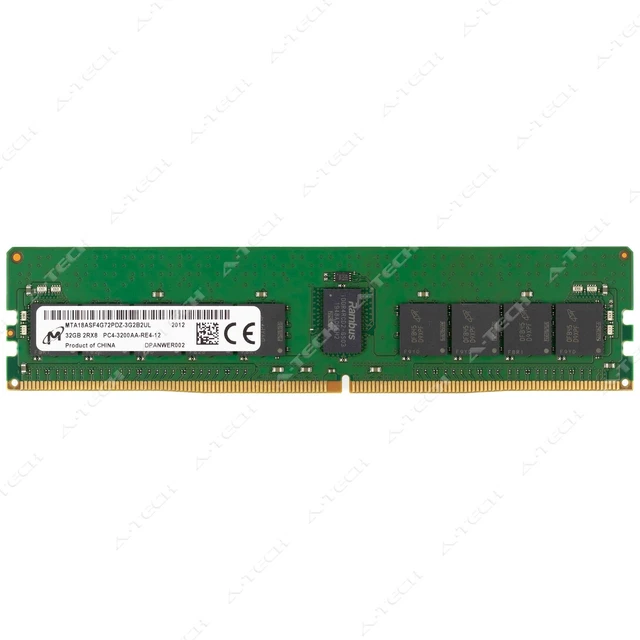 Main image of (NOT FOR HOME PC!) Micron 32GB DDR4 PC4-25600 ECC RDIMM Server Memory RAM (MTA18ASF4G72PDZ-3G2B2)