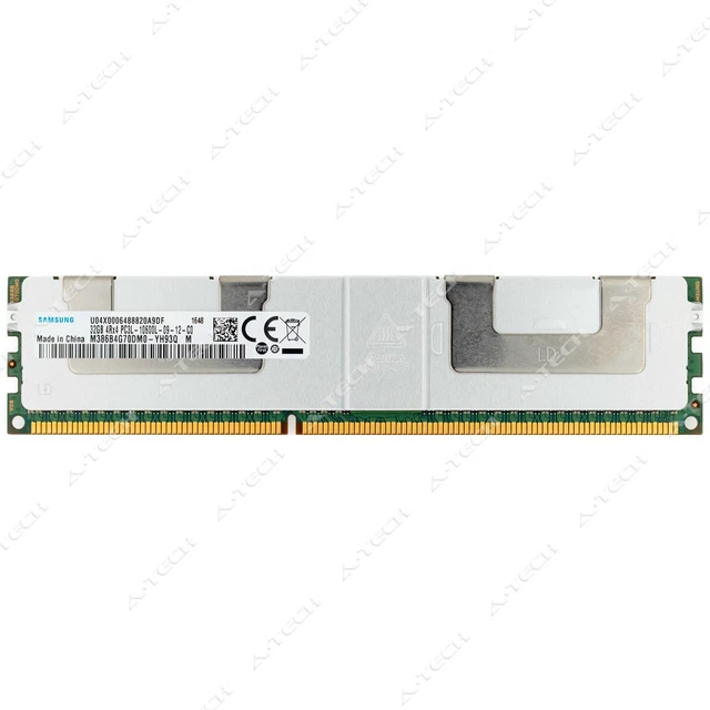 Main image of (NOT FOR HOME PC!) Samsung 32GB DDR3-1333 PC3-10600 ECC LRDIMM Server Memory RAM M386B4G70DM0-YH9