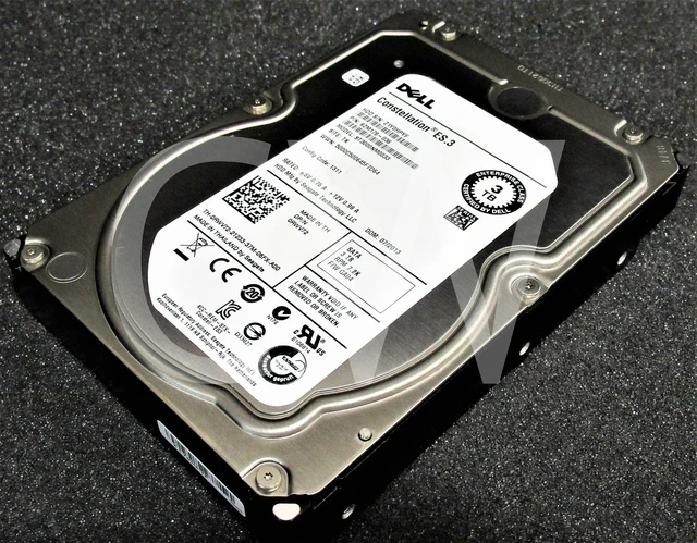 Alt view image 4 of 4 - 9ZM178-036 Dell ST3000NM0033 3TB 7.2K 6Gb/s 128MB Cache 3.5" SATA HDD Hard Drive