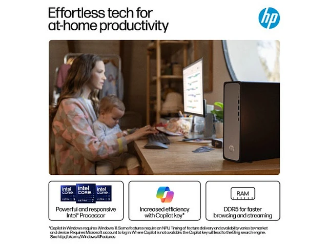 Alt view image 5 of 7 - HP OmniDesk Desktop Intel, 8 GB;256 GB SSD Windows 11 Home