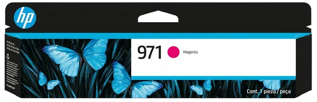 Main image of HP 971 Magenta Original Ink Cartridge, ~2,500 pages, CN623AM