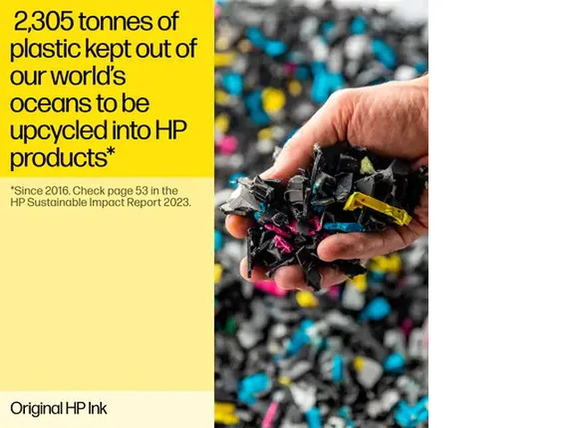 Alt view image 7 of 7 - HP 971 Yellow Original Ink Cartridge, ~2,500 pages, CN624AM