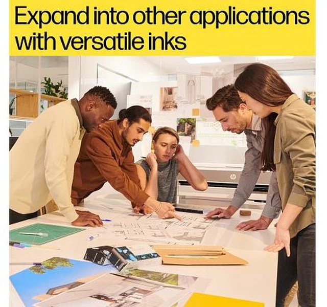 Alt view image 5 of 7 - HP 738 130-ml Cyan DesignJet Ink Cartridge, 498N5A