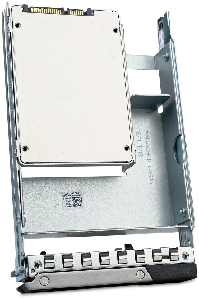 Alt view image 6 of 7 - Dell 480GB SATA 6Gb/s 3D TLC 1 DWPD 3.5" PowerEdge SSD 03397M Hybrid G16