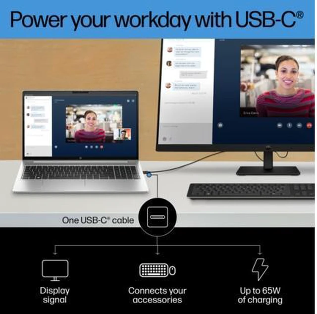Alt view image 15 of 20 - HP P32u G5 QHD USB-C Monitor 31.5" QHD (2560 x 1440) 75 Hz IPS,99% sRGB, Anti-Glare