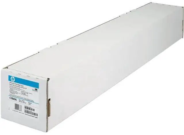 Alt view image 8 of 8 - HP Designjet Bright White Inkjet Paper 4.7 mil 24" x 150 ft White C1860A