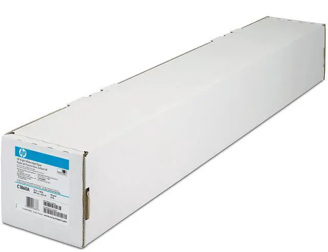 Alt view image 7 of 8 - HP Designjet Bright White Inkjet Paper 4.7 mil 24" x 150 ft White C1860A