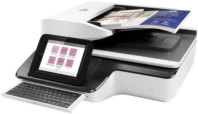 Alt view image 4 of 8 - HP Scanjet Flow N9120 fn2 Sheetfed Scanner - 600 dpi Optical - 24-bit Color - 8-bit Grayscale - 120 ppm (Mono) - 120 ppm (Color) - Duplex Scanning - USB