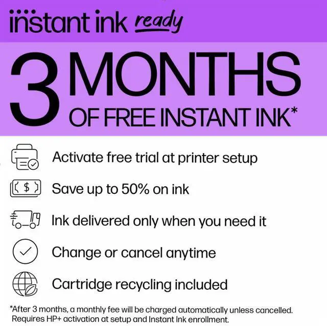 Alt view image 2 of 4 - HP OfficeJet Pro 9135e Wireless All-in-One Certified Refurbished Printer with 3 Months of Instant Ink for free with HP+
