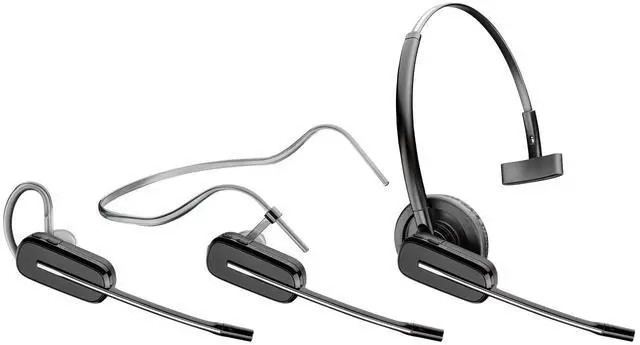 Alt view image 7 of 11 - HP Poly Savi 8445 Office DECT 1920-1930 MHz Convertible Headset Model 8L7F8AA#ABA