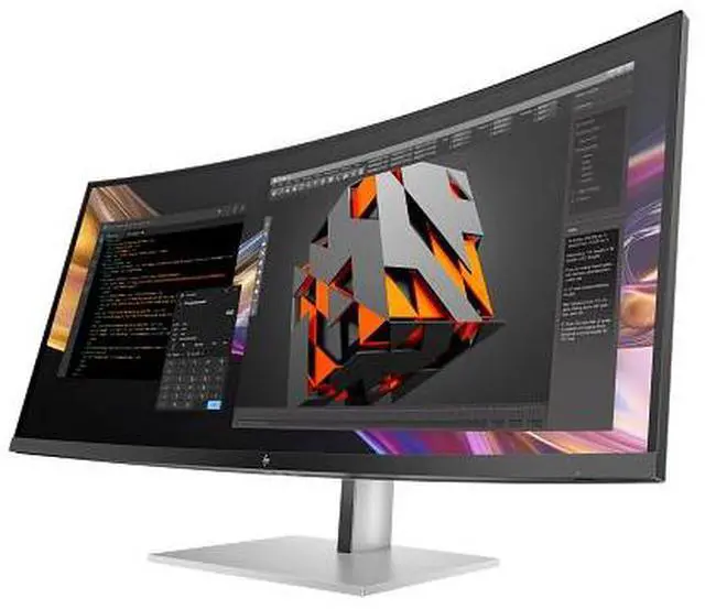 Alt view image 2 of 19 - HP Series 7 Pro 37.5 inch WQHD+ Thunderbolt 4 Monitor - 738pu 37.5" WQHD+ (3840