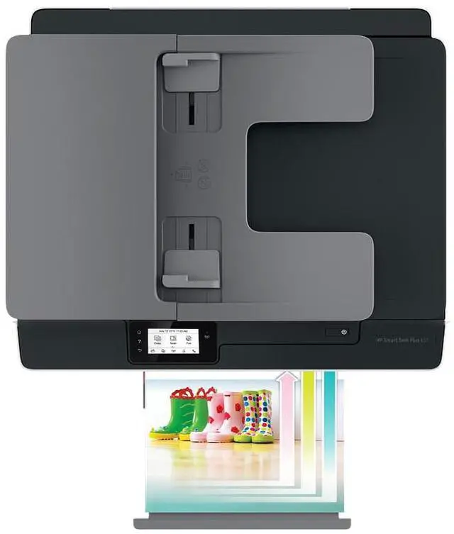 Alt view image 5 of 20 - HP Smart Tank Plus 651 Wireless All-in-One InkJet Printer, Color Mobile Print,