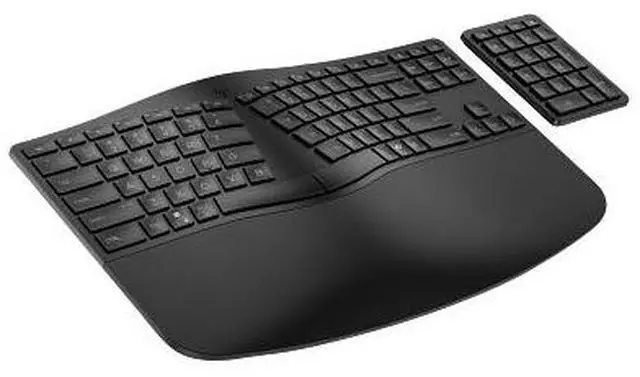 Alt view image 4 of 7 - HP 960 Ergonomic Wireless Keyboard