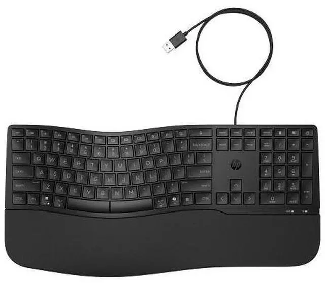 Alt view image 6 of 7 - HP 480 Comfort Wired Keyboard