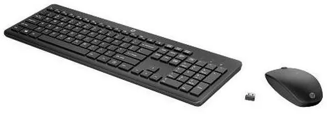 Alt view image 12 of 14 - HP 230 Wireless Mouse and Keyboard Combo 18H24AAABA